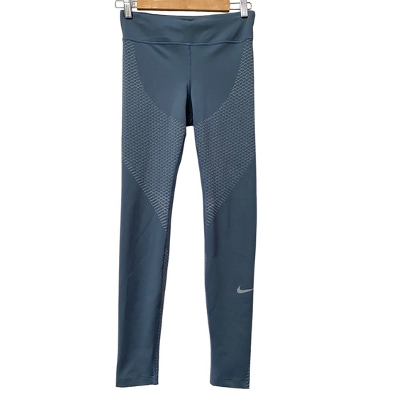 NIKE Zonal Strength Running Tights Gray Womens size M - Picture 3 of 11